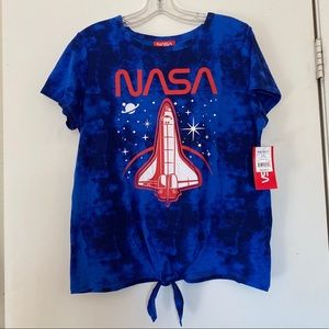 NASA Aesthetic Blue Shirt